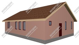 Дом в деревне Поповка одноэтажный 129,3 м² из СИП панелей | фото, отзывы, цена